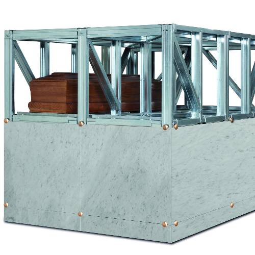 Custom-made MODULAP burial niches