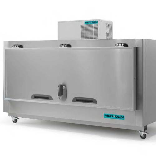 1 PLACE REFRIGERATED MORTUARY CHAMBER WITH DOUBLE-SIDED OPENING