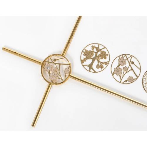 INFINITY brass cross