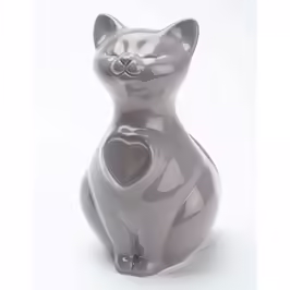 Urna gatto grigio chiaro