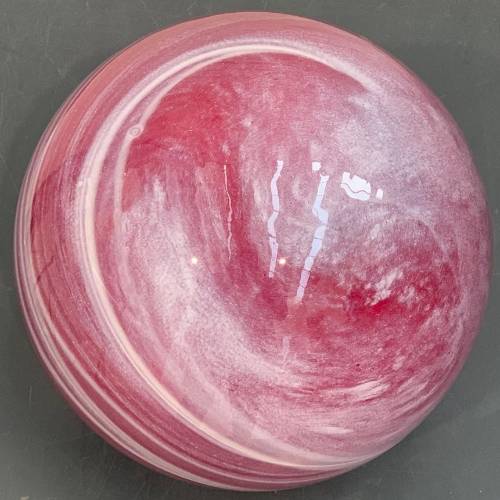SPHERE URN IN MURANO GLASS AND ALABASTER
