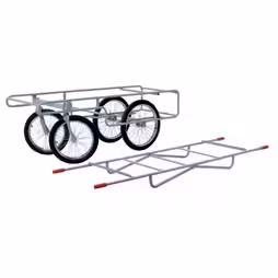 Funeral casket trolley with manual removable stretcher