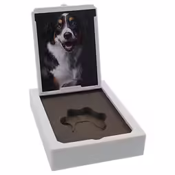 PAW SCAN SMALL PHOTO FRAME AND FOOTPRINT