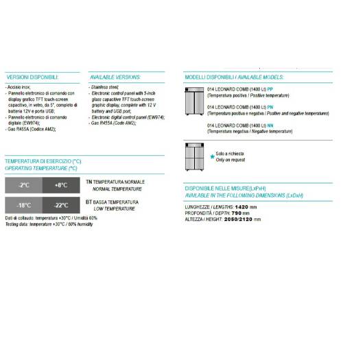 ARMADIO MEDICALE REFRIGERATO"014 LEONARD COMB"