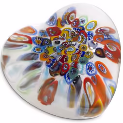 HEART IN MURANO GLASS URN