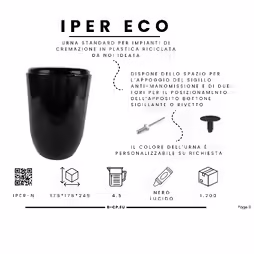 RECYCLED PLASTIC URN