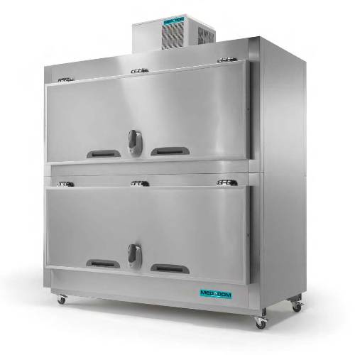 CELLA MORTUARIA REFRIGERATA CON APERTURA BIFACCIALE 2 POSTI
