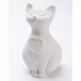 Urna gatto ivory