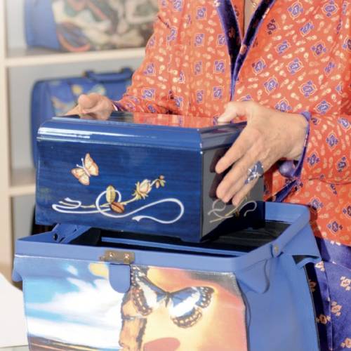 URN ALI NELLA LUCE BLU