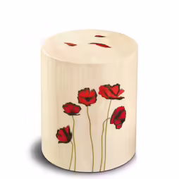 URN PISA RED POPPY