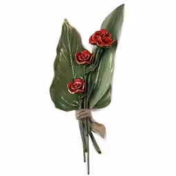 Evergreen flowers rose arrangement