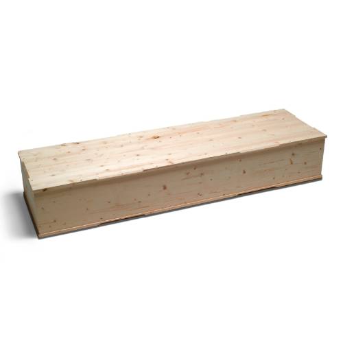 Cofano in legno per resti da esumazione o estumulazione
