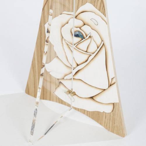 "CRISTALLO DI LUCE rovere" set