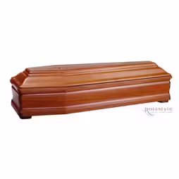 COFFIN LUX in tiama mahogany