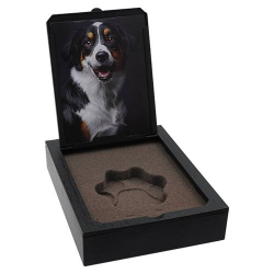 PAW SCAN SMALL PHOTO FRAME AND FOOTPRINT