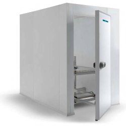 CELLA MORTUARIA REFRIGERATA CON 1 PORTA PASSANTE