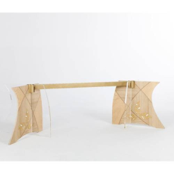 "CRISTALLO DI LUCE rovere" set