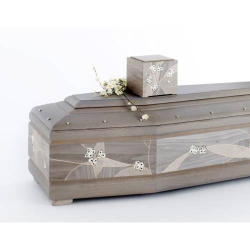 COFFIN CILIEGIO IN FIORE GRIGIO