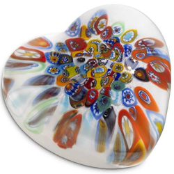 HEART IN MURANO GLASS URN