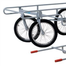 Funeral casket trolley with manual removable stretcher