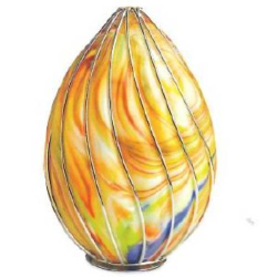 MURANO GLASS DROP URN