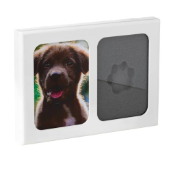 PAW SCAN PHOTO FRAME AND FOOTPRINT