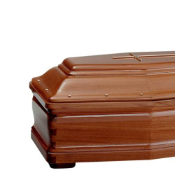 COFFIN LUX in tiama mahogany