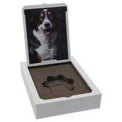 PAW SCAN SMALL PHOTO FRAME AND FOOTPRINT